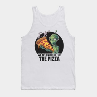 Alien Pizza Encounter Tank Top